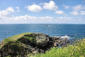 Bretagne-pointe Saint Mathieu-rochers plongeant dans l'Atlantique