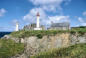Bretagne-pointe Saint Mathieu-le phare-l'abbaye et la chapelle Notre Dame de Grâce