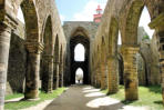 Bretagne-pointe Saint Mathieu-nef de l'abbaye