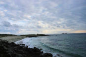 Bretagne-Lampaul Plouarzel-vue sur la côte et l'océan