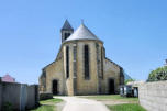 Ile de Sein-église paroissiale Sainte Guénolé-façade arrière