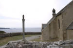 Bretagne-Pointe du Van-vue sur l'océan depuis le coté de la chapelle Saint They