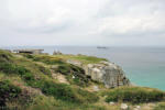 Bretagne-pointe de Pen'hir-vue sur l'océan depuis l'arrière des blauckaus