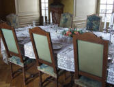 Sully sur Loire :table salle à manger du château