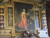 Sully sur Loire : tableau de la salle à manger du château