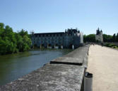 Chenonceau : le château et la rivière le Cher