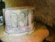 Château Valmer : grotte troglodytique, le baptistère