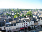 Amboise : le château, vue sur la ville depuis la chapelle