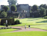 Amboise : esplanade dans le château