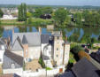 Amboise : vue 2 de la ville depuis la tour des minimes