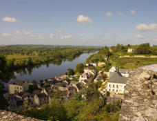 Chinon : vue depuis le château 