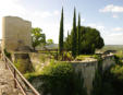 Chinon : le château, remparts et tour