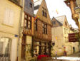 Chinon : la ville, maisons à colombages