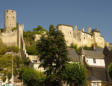 Chinon : la ville avec vue sur le château