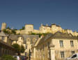 Chinon : la ville avec vue sur le château