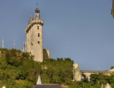 Chinon : la ville, la tour de l'horloge