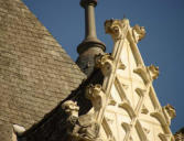 Rigny Ussé : le château,détails sur le toit