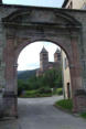 Murbach-abbatiale Saint Léger-porche d'entrée