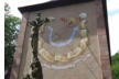 Murbach-Chapelle attenant à l'abbatiale-cadran solaire sur un mur