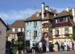 Colmar-maisons de couleurs fleuries