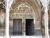 Chaumont : église Saint Jean Baptiste-portail Saint jean