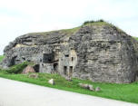 Douaumont : le fort-vue sur un casernement