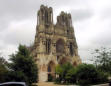 Reims : la cathédrale-façade principale