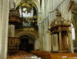 Chaumont : église Saint Jean Baptiste-nef et orgue