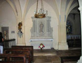 Domremy la pucelle-autel de l'église