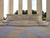 Montsec : mémorial américain-détails de la rotonde-vue 1