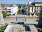 Verdun : la ville depuis le monument de la victoire