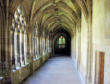 Verdun : galerie intérieure du cloitre de la cathédrale Notre Dame