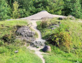 Fort de Vaux : camouflage de tourelle