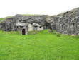 Douaumont : le fort-casernement avec poste de tir