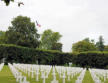 Romagne sous Montfaucon : le cimetière américain-une partie du cimetière