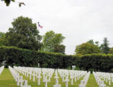Romagne sous Montfaucon : le cimetière américain-une partie du cimetière