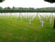 Romagne sous Montfaucon : le cimetière américain-alignement de tombes