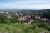 Thann-vue sur la ville depuis'les ruines du château