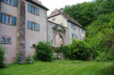 Murbach-abbatiale Saint Léger-entrée-habitations annexes