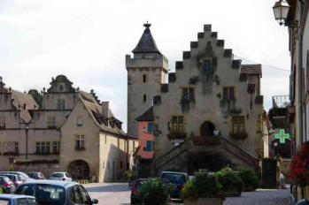 Rouffach-ancienne halle aux blés-tour des sorcières