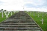 Sigolsheim-Cimetière militaire 1944-1945-montée sur l'esplanade