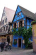Riquewhir-maison bleue à pans de bois
