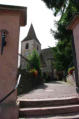 Hunawhir-chemin pavé d'accès à l'église