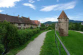 Bergheim-enceinte médiévale-tour-balade des remparts