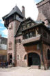 Château du Haut Koenigsbourg-tour de controle et entrée de la forge