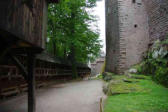 Château du Haut Koenigsbourg-galerie bois sur les remparts 2