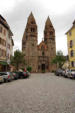 Sélestat-église Sainte Foy sur la place du Marché Vert vue 2