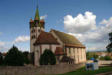 Châtenois-vue d'ensemble de l'église Saint-Georges