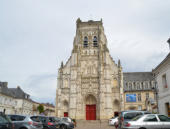 Saint Riquier : église abbatiale, façade principale