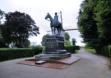 Cassel : Statue équestre du Maréchal Foch du mont Cassel